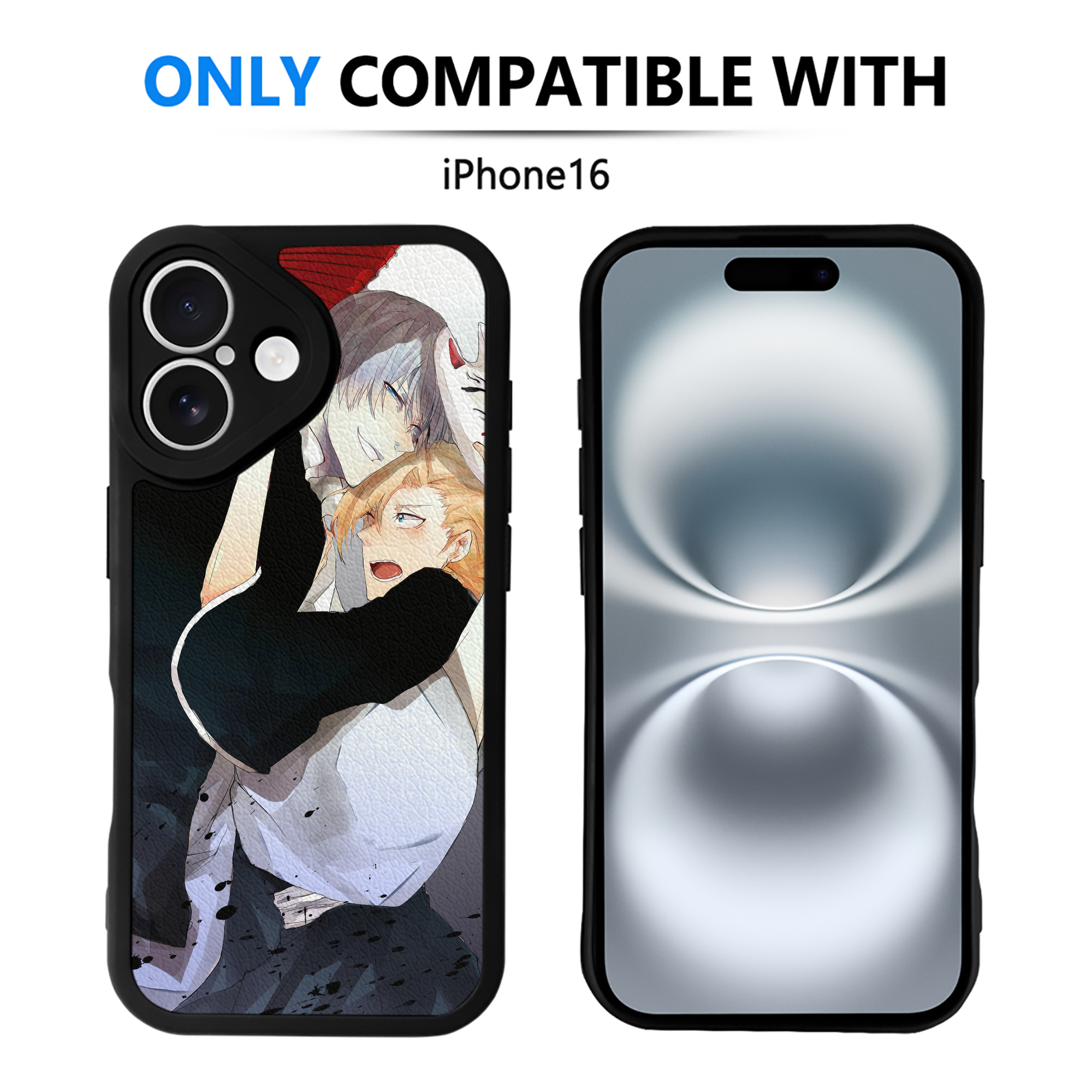 （画像用） ブリーチ BLEACH 【iPhone 16シリーズ対応】シリコンスマホケース（レザー調） 材質：シリコン